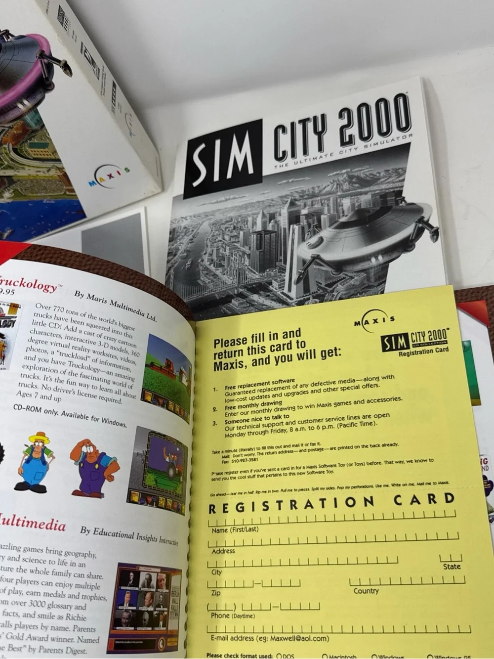 SimCity 2000 CD Collection by Maxis - White Box. CIB